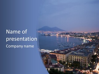 Panorama Sightseeingspot Ocean PowerPoint Template