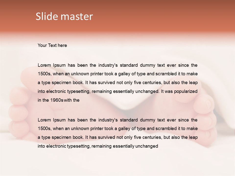 Birth Boy Macro PowerPoint Template