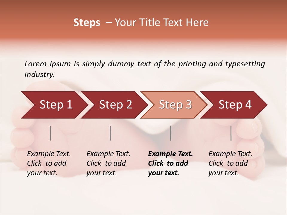 Birth Boy Macro PowerPoint Template
