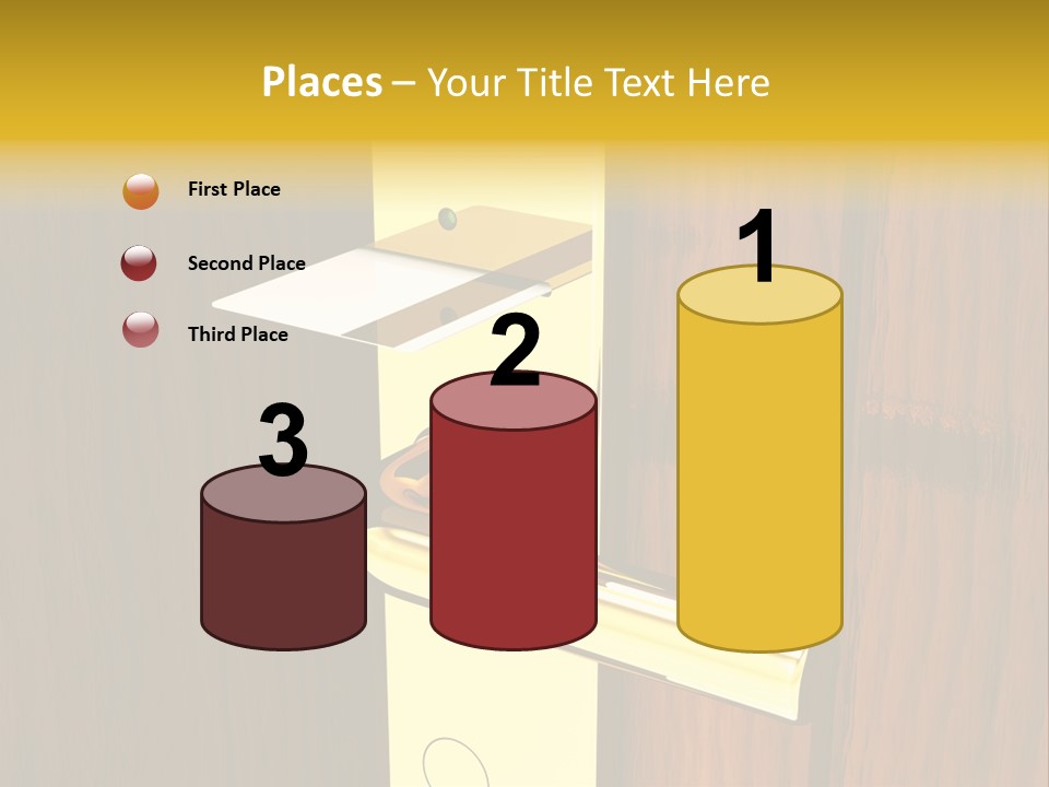Entrance Accessibility Vacation PowerPoint Template