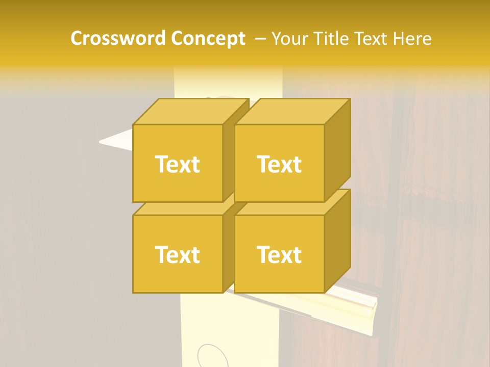 Entrance Accessibility Vacation PowerPoint Template
