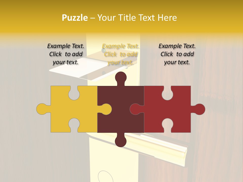Entrance Accessibility Vacation PowerPoint Template