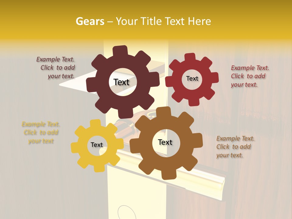 Entrance Accessibility Vacation PowerPoint Template