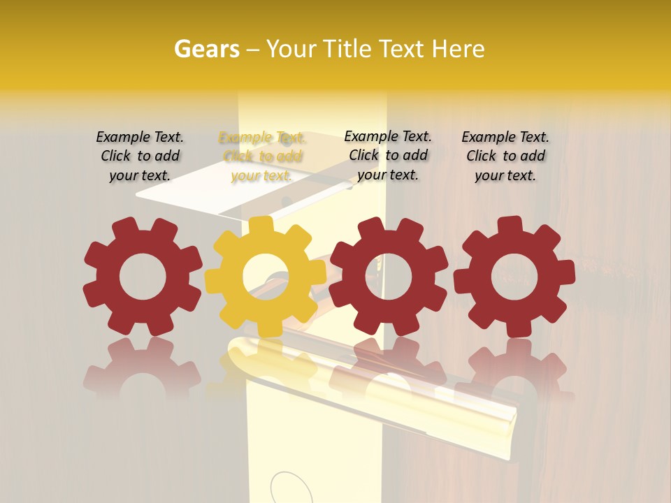 Entrance Accessibility Vacation PowerPoint Template