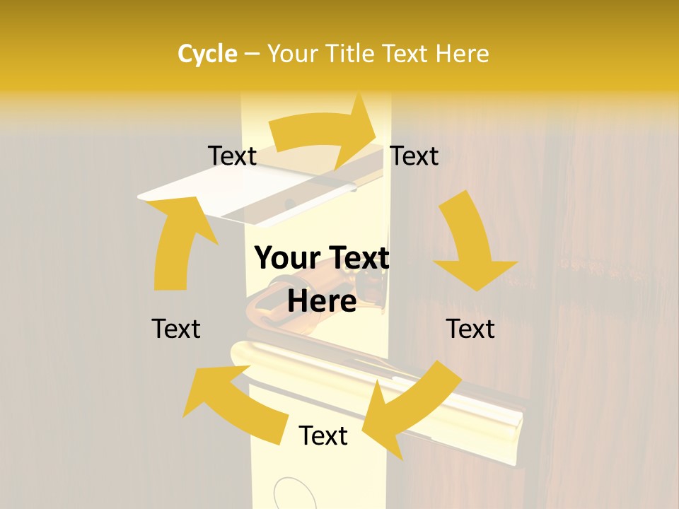 Entrance Accessibility Vacation PowerPoint Template