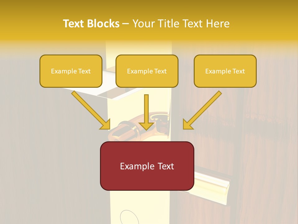 Entrance Accessibility Vacation PowerPoint Template