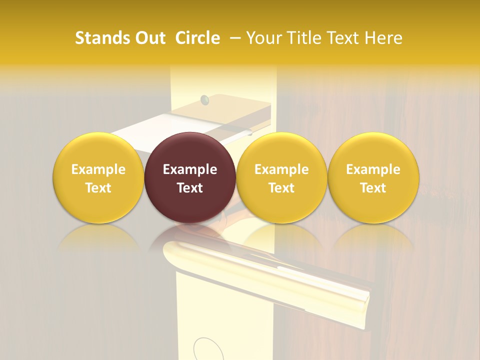 Entrance Accessibility Vacation PowerPoint Template