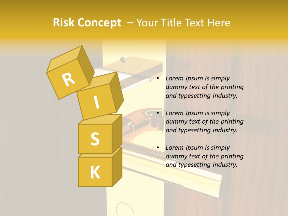 Entrance Accessibility Vacation PowerPoint Template