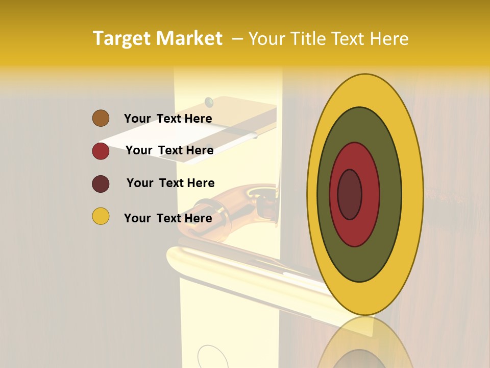 Entrance Accessibility Vacation PowerPoint Template