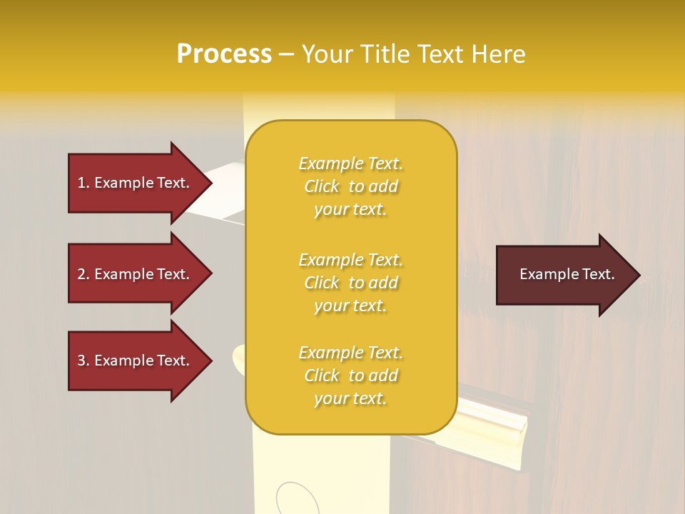 Entrance Accessibility Vacation PowerPoint Template