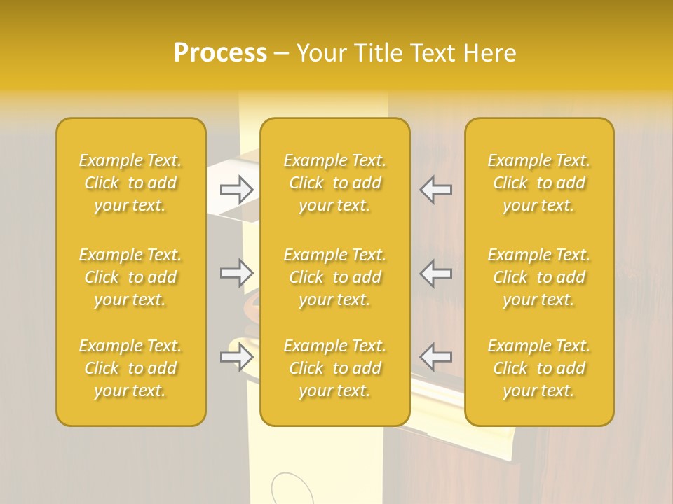 Entrance Accessibility Vacation PowerPoint Template