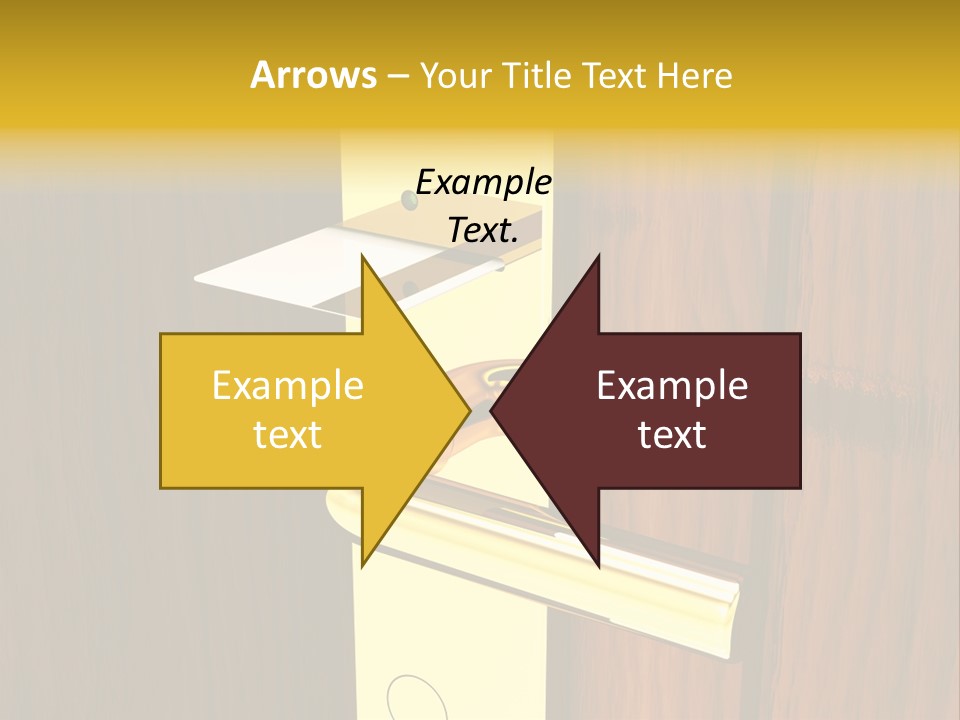 Entrance Accessibility Vacation PowerPoint Template
