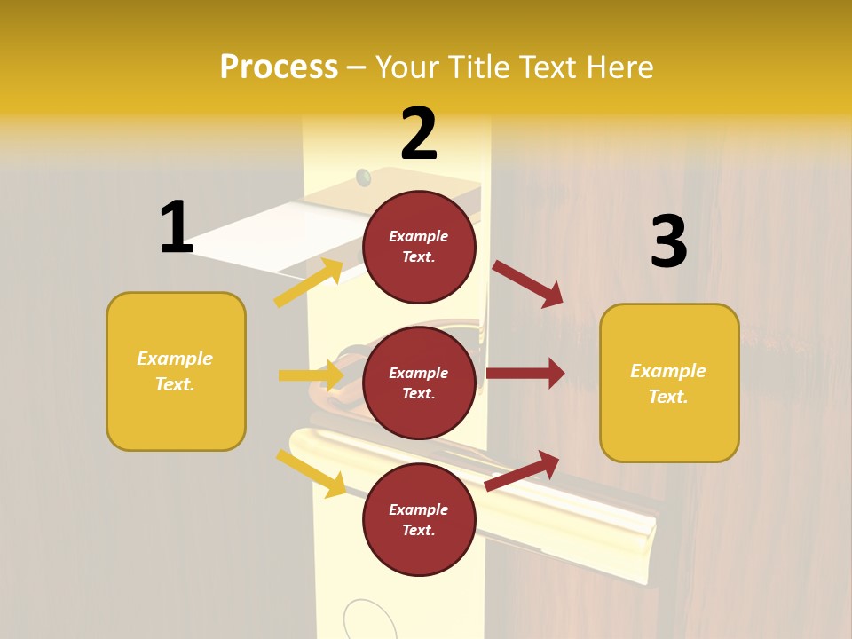 Entrance Accessibility Vacation PowerPoint Template