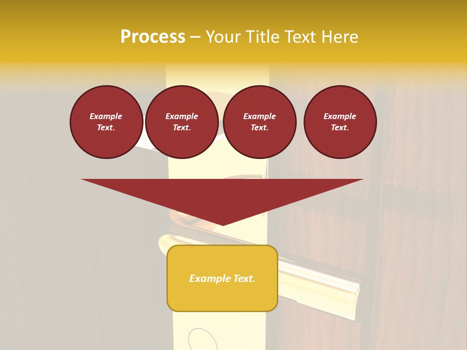 Entrance Accessibility Vacation PowerPoint Template