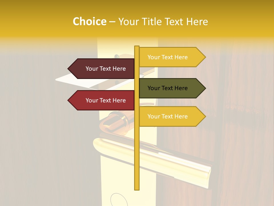 Entrance Accessibility Vacation PowerPoint Template