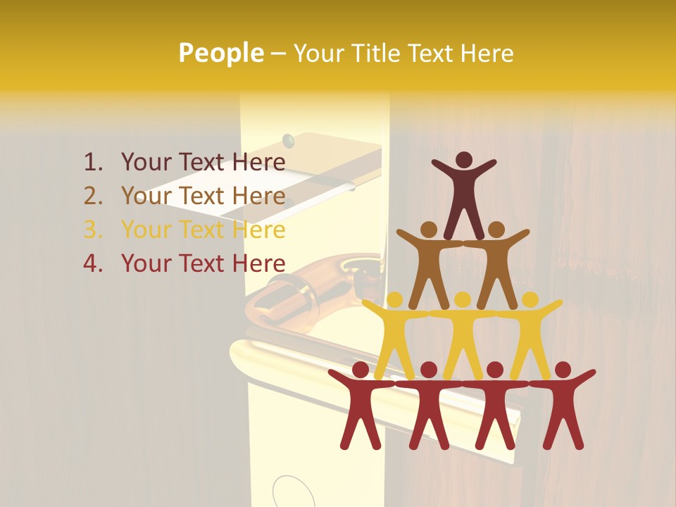 Entrance Accessibility Vacation PowerPoint Template