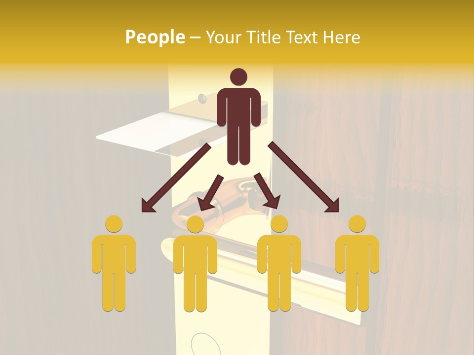 Entrance Accessibility Vacation PowerPoint Template