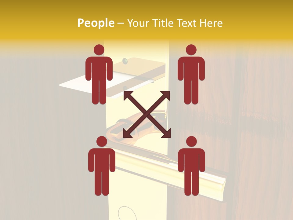 Entrance Accessibility Vacation PowerPoint Template