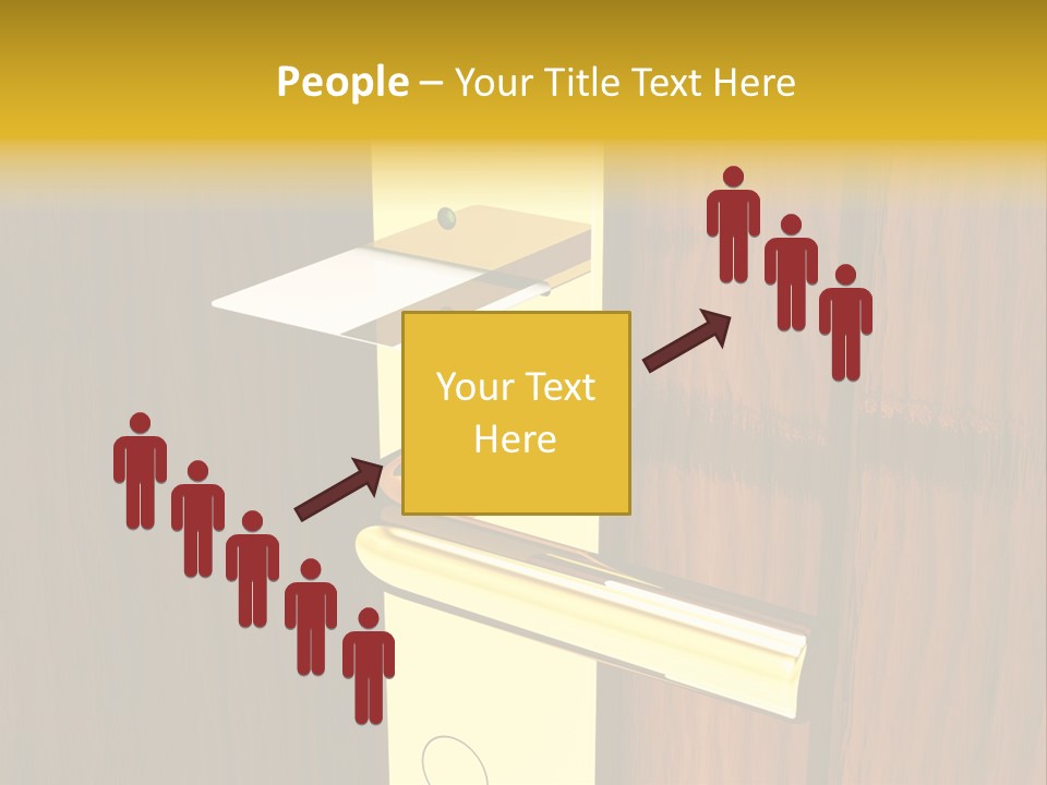 Entrance Accessibility Vacation PowerPoint Template