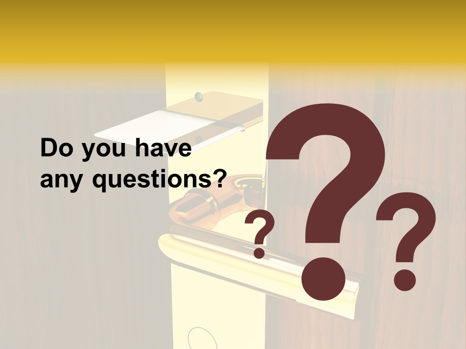 Entrance Accessibility Vacation PowerPoint Template