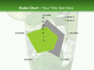 Beverage Cubes Glass PowerPoint Template