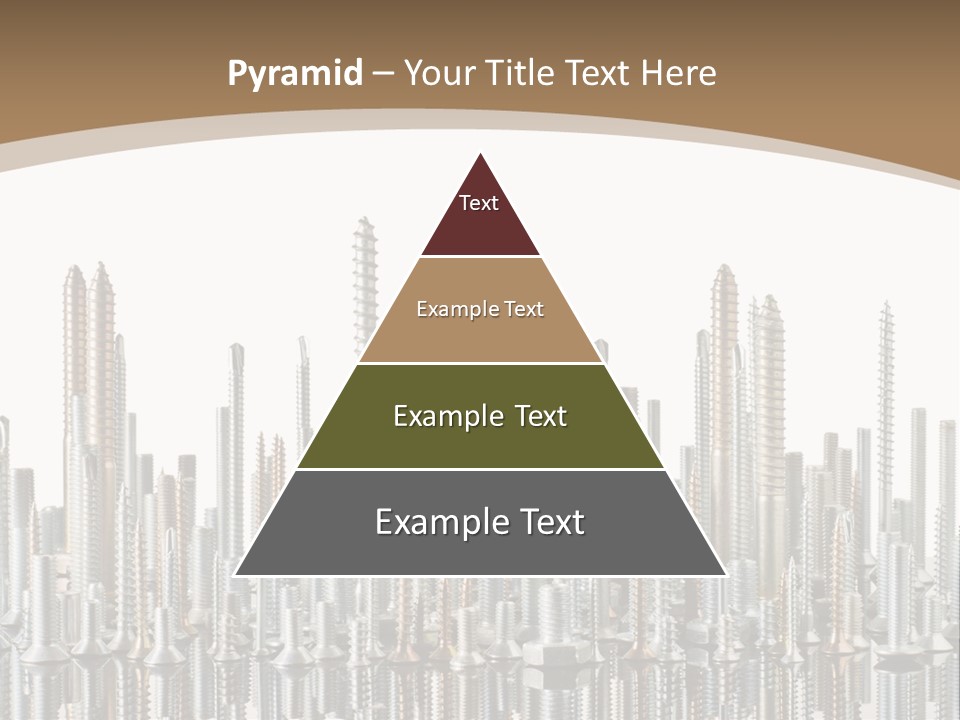 Equipment Nut Steel PowerPoint Template