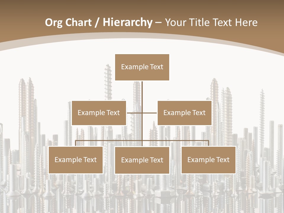 Equipment Nut Steel PowerPoint Template