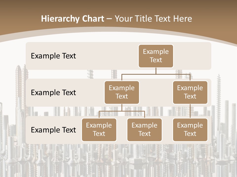 Equipment Nut Steel PowerPoint Template