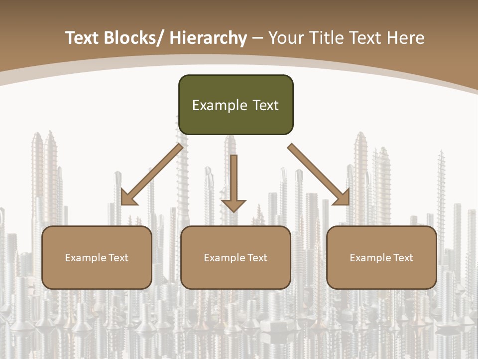 Equipment Nut Steel PowerPoint Template