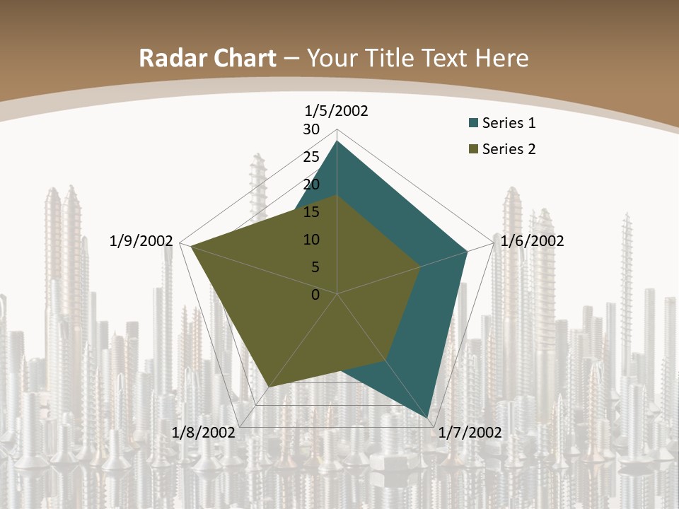 Equipment Nut Steel PowerPoint Template