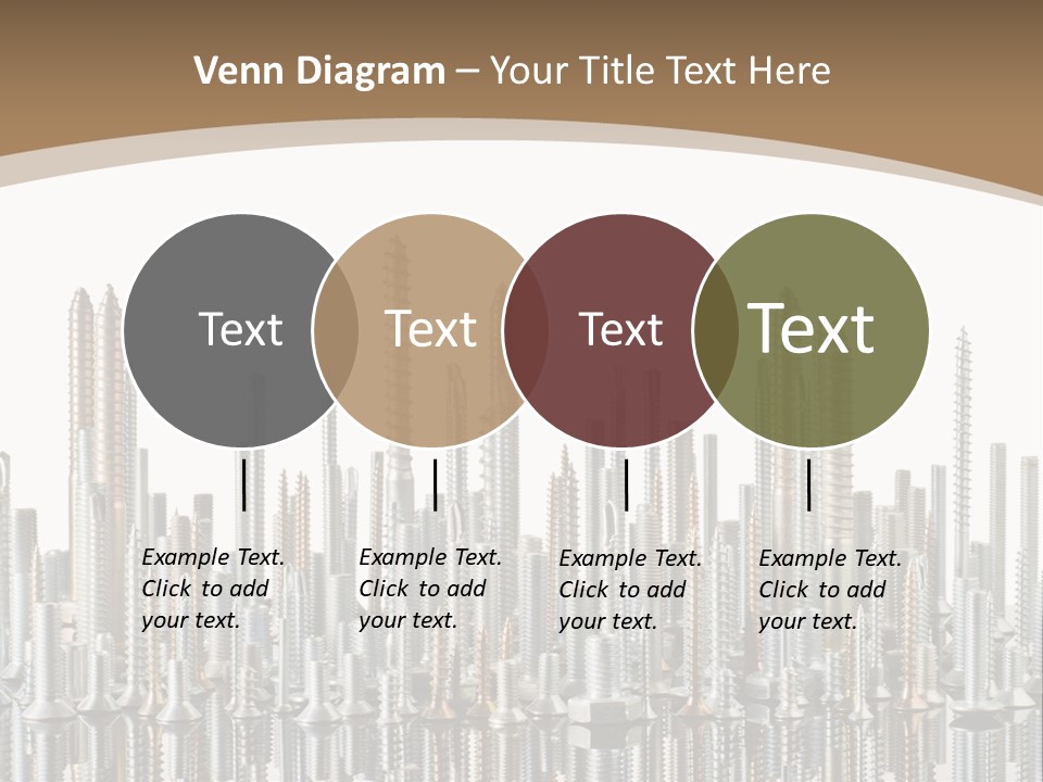 Equipment Nut Steel PowerPoint Template