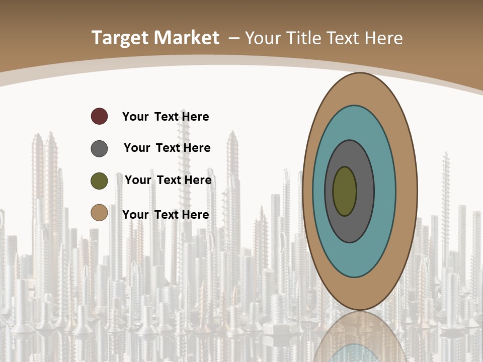 Equipment Nut Steel PowerPoint Template