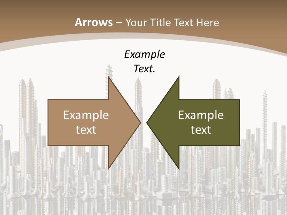 Equipment Nut Steel PowerPoint Template