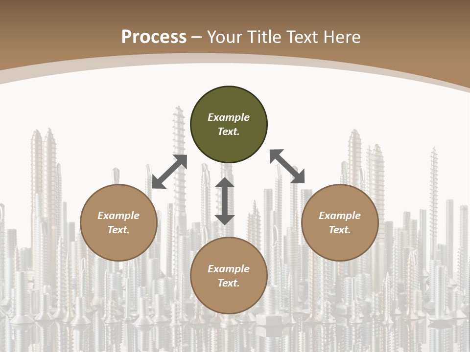 Equipment Nut Steel PowerPoint Template
