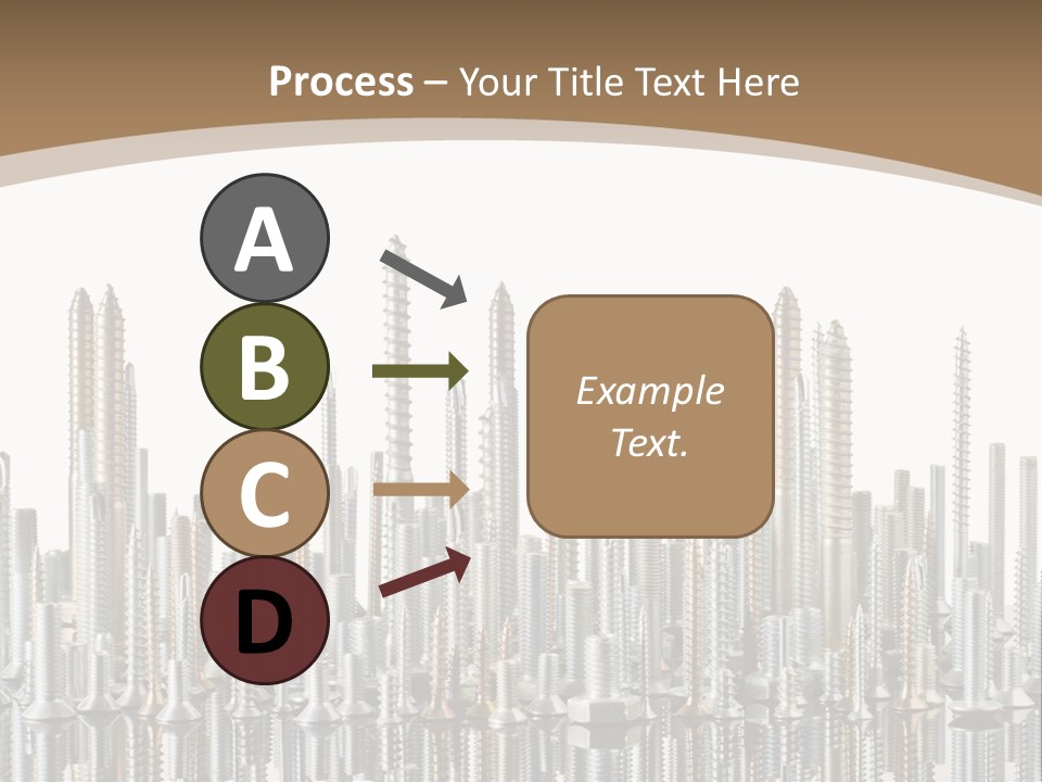 Equipment Nut Steel PowerPoint Template