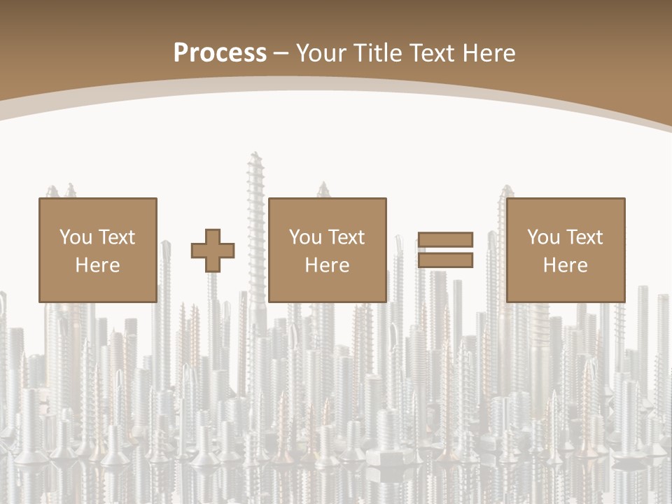 Equipment Nut Steel PowerPoint Template