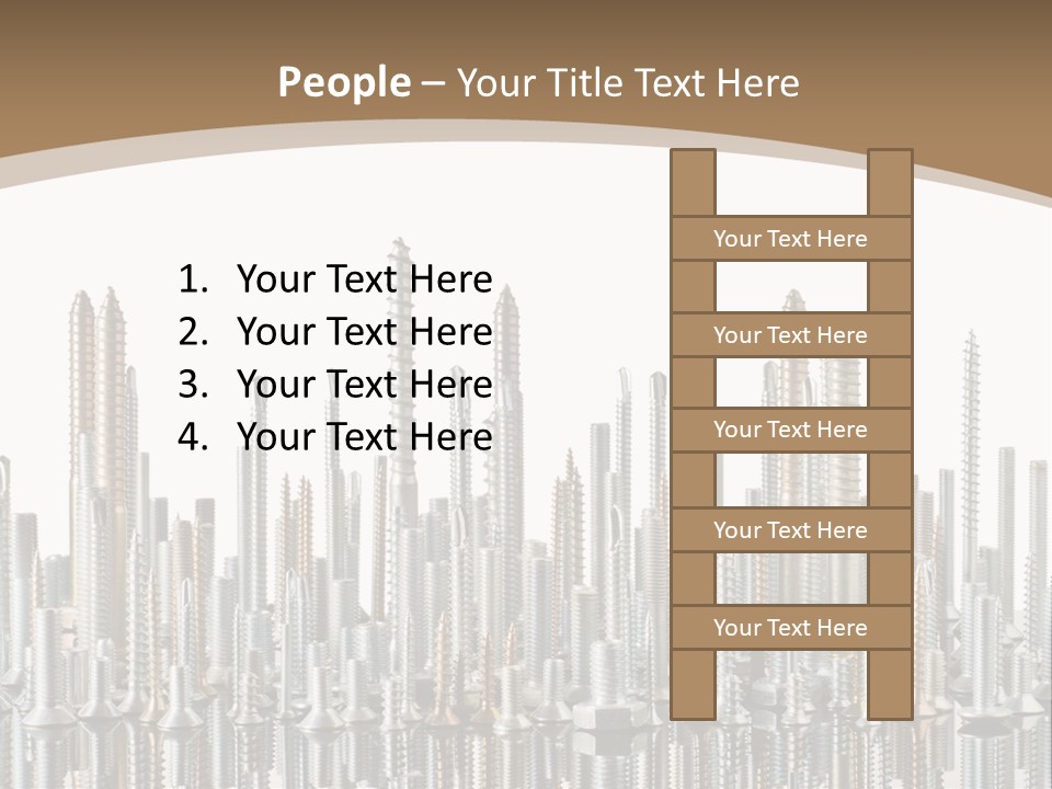 Equipment Nut Steel PowerPoint Template