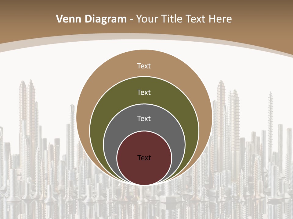Equipment Nut Steel PowerPoint Template