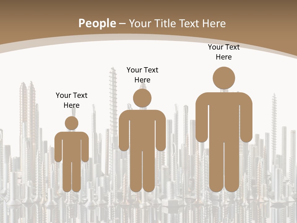 Equipment Nut Steel PowerPoint Template