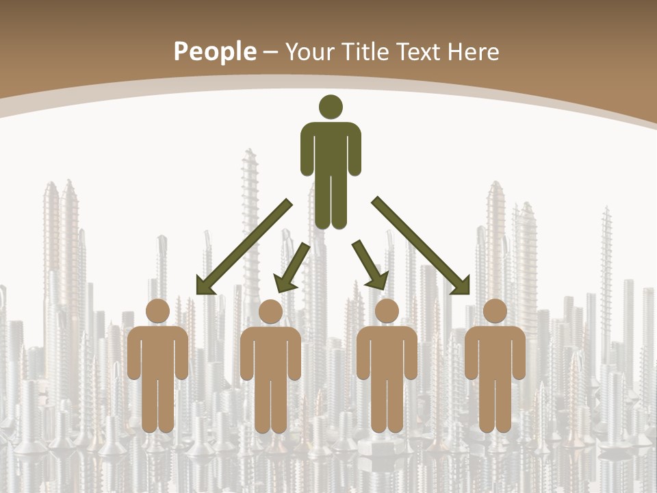 Equipment Nut Steel PowerPoint Template