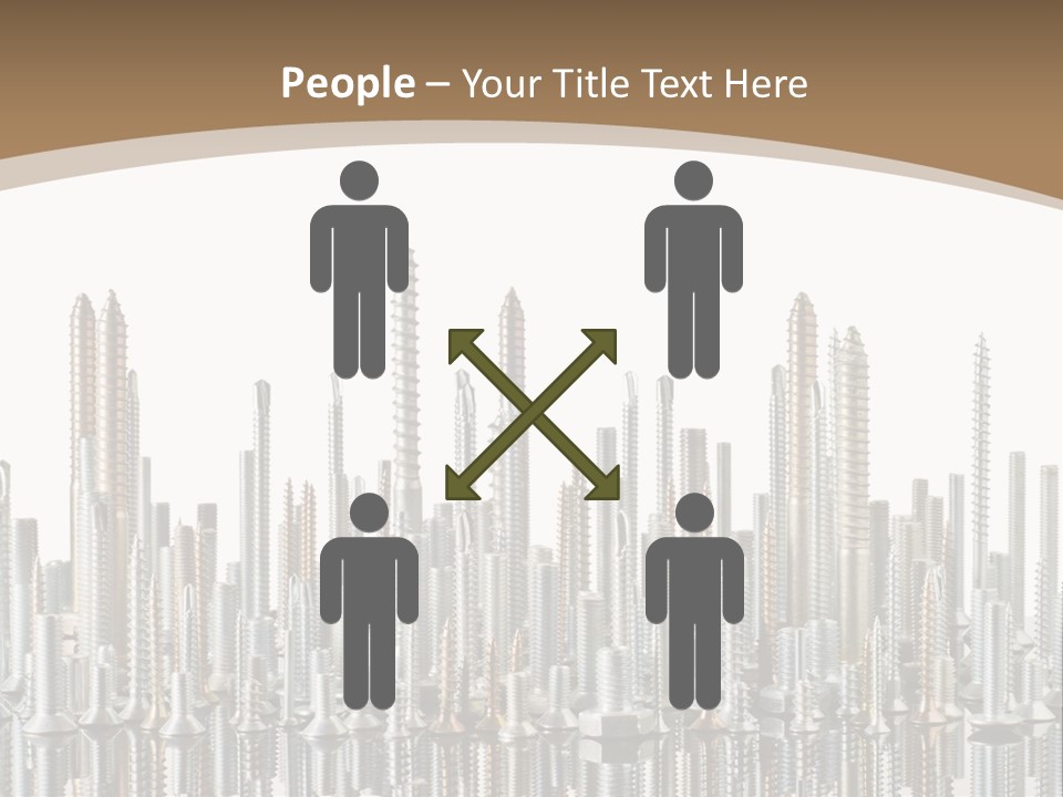 Equipment Nut Steel PowerPoint Template