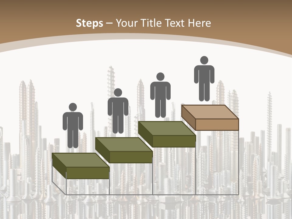 Equipment Nut Steel PowerPoint Template