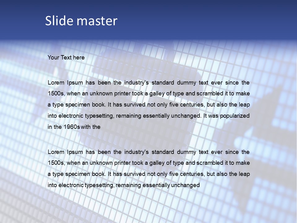 Baggage Luggage Storage PowerPoint Template