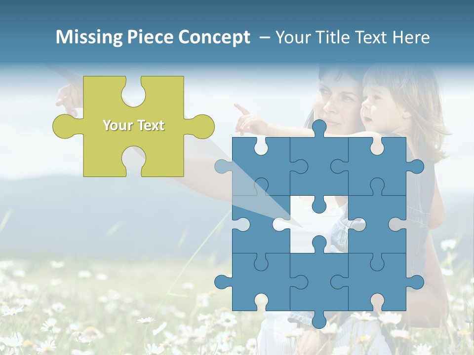 Joyful People Belonging To The Caucasian Race PowerPoint Template