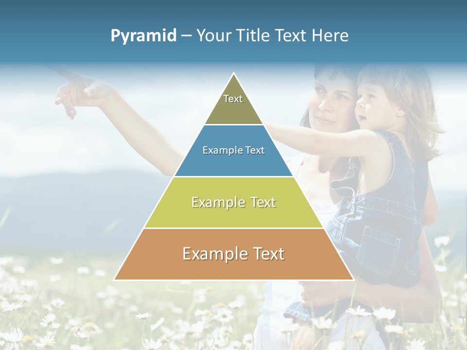 Joyful People Belonging To The Caucasian Race PowerPoint Template