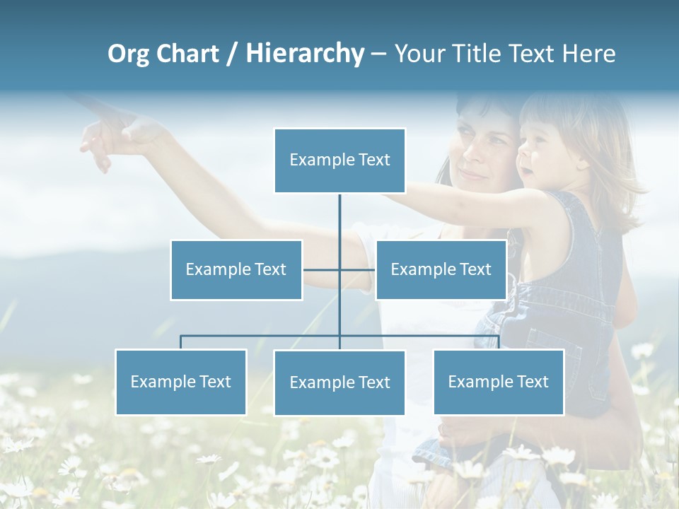 Joyful People Belonging To The Caucasian Race PowerPoint Template