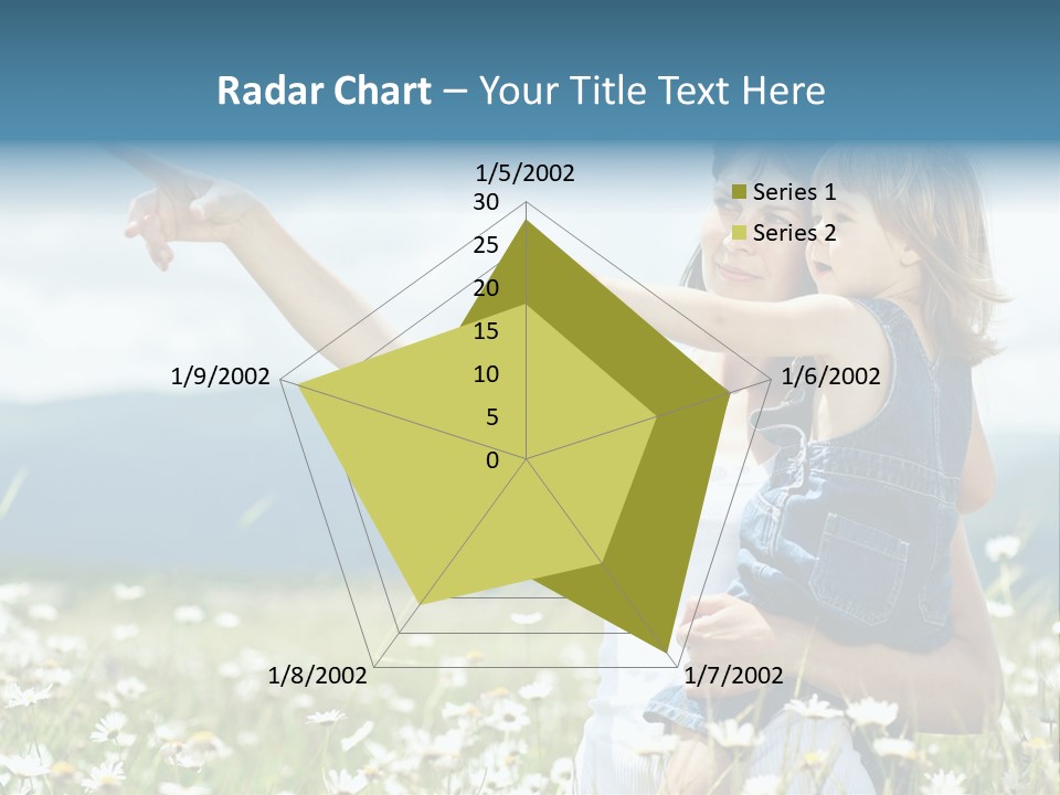 Joyful People Belonging To The Caucasian Race PowerPoint Template