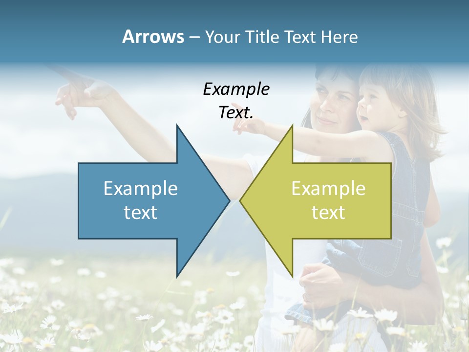 Joyful People Belonging To The Caucasian Race PowerPoint Template