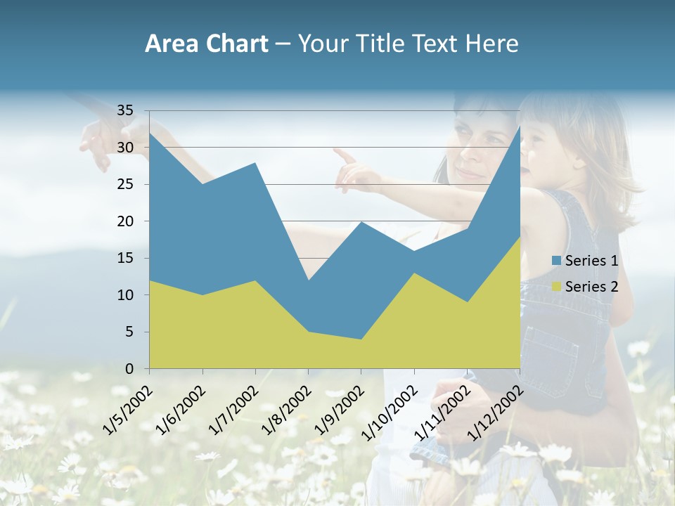 Joyful People Belonging To The Caucasian Race PowerPoint Template