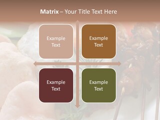 Satay Plate Gourmet PowerPoint Template